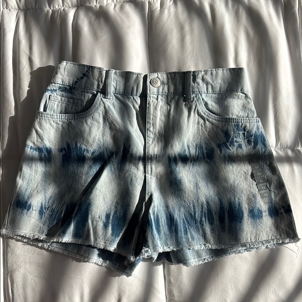 OshKosh B'gosh Blue and White Jean Shorts